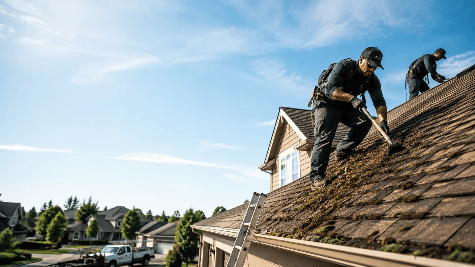 Roof Moss Removal in Doole, TX near me